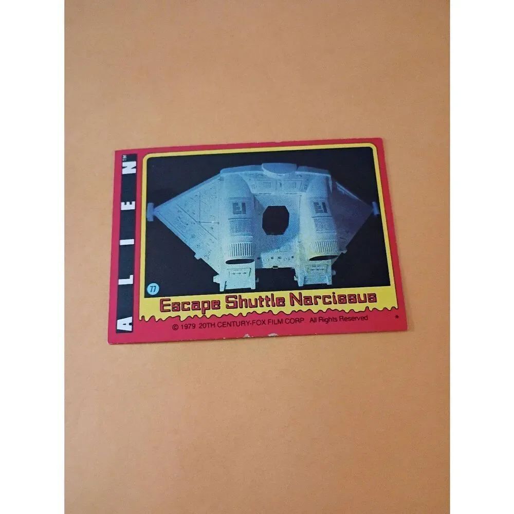 Vintage Collectible 1979 Alien Trading Card #77 20th Century Fox Raw Ungraded